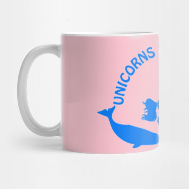 Unicorns for diversity (blue) by punderful_day